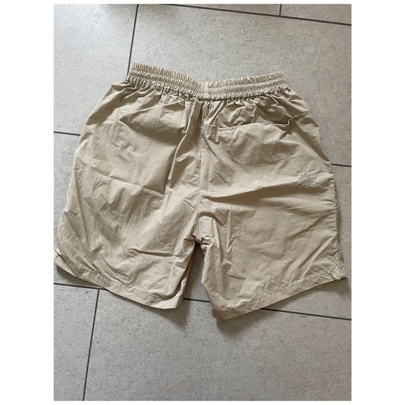 RAINS Gray Cotton Taffeta Shorts - Picture 2 of 6